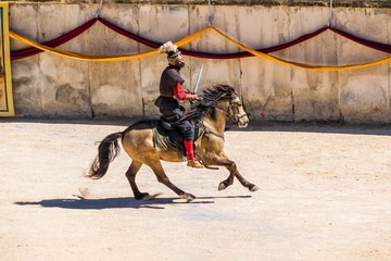 Reconstitution de jeux romains.