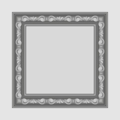 Gray square frame