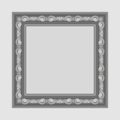 Gray square frame