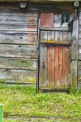 Fragment of rustic architecture.