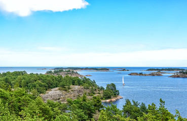 View of Gryt archipelago in the Baltic sea, Sweden