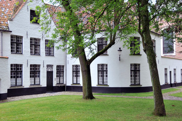 Fototapeta na wymiar Maison du Béguinage à Bruges