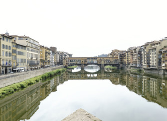 Fototapeta premium Views of neighborhoods, monuments, streets and the Duomo. Tourist sites of Florence, Italy