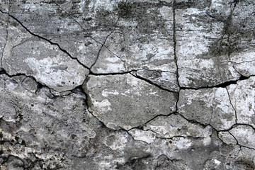 Obraz premium Old cracked concrete wall 