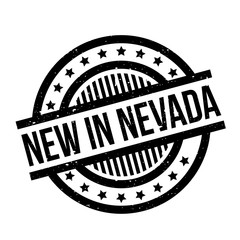 New In Nevada rubber stamp. Grunge design with dust scratches. Effects can be easily removed for a clean, crisp look. Color is easily changed.