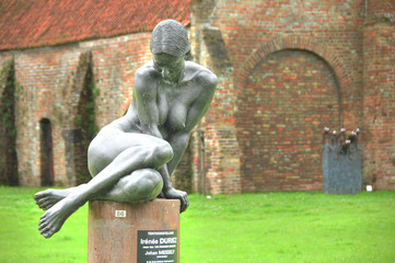 Statue dans les environs de Bruges