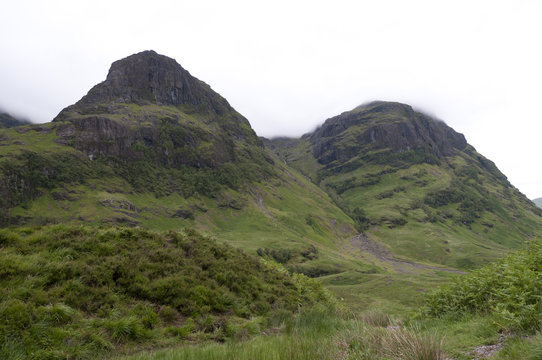 Glen Coe in the Highlands of Scotland