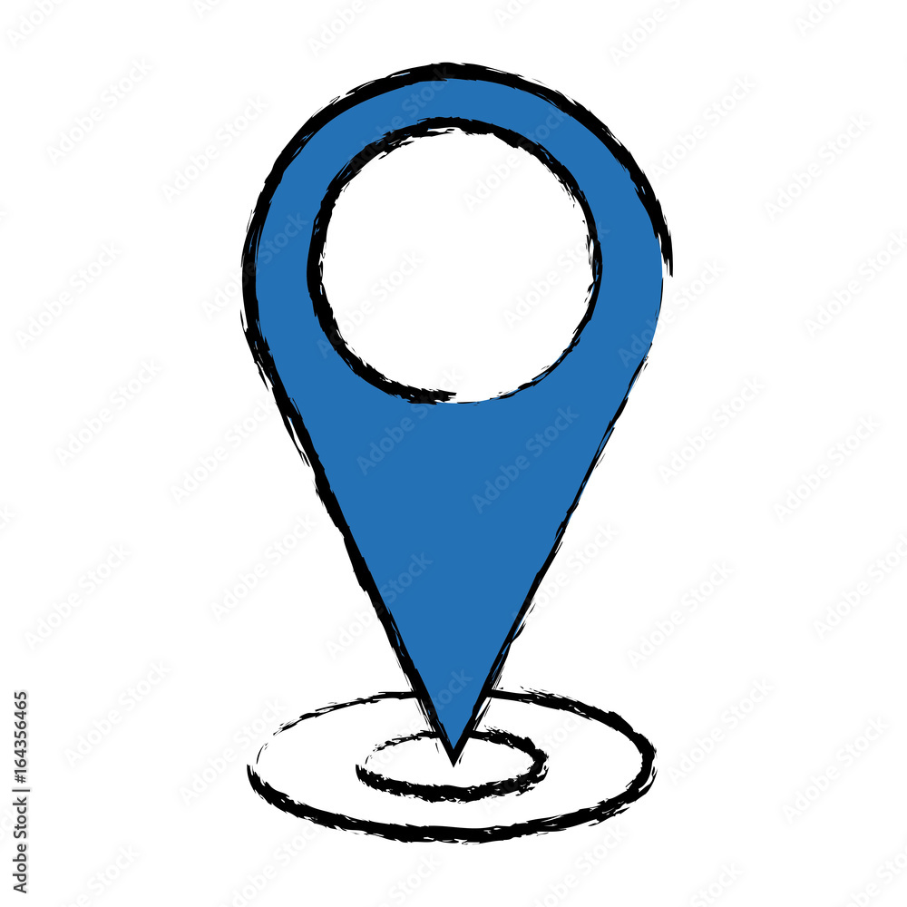 Poster pointing map navigation gps location