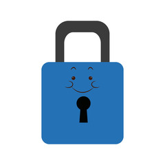 kawaii padlock security protection safety