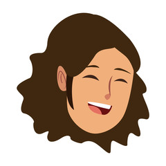 female head avatar cartoon people