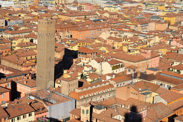 Italy, Bologna cityscape view.