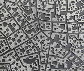 Urban map tile texture background.