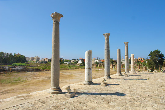 Roman Hippodrome in Tyre, Lebanon
