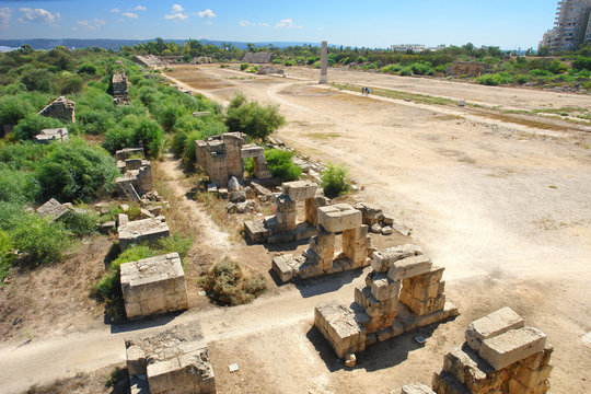 Roman Hippodrome in Tyre, Lebanon
