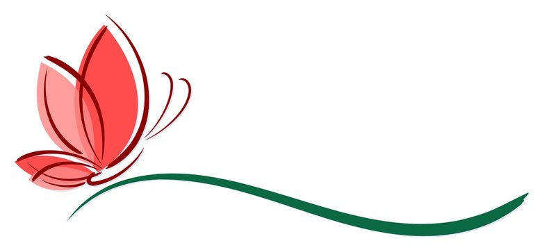 Logo butterfly. 