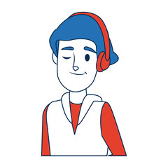 portrait man young person cartoon