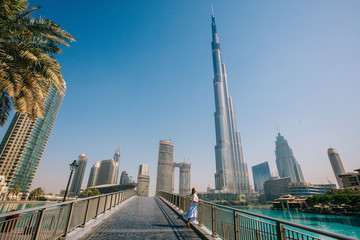 Amazing Dubai skyscrapers view