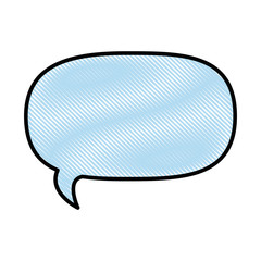 speech bubble icon over white background vector illustration