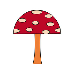 cartoon mushroom educational game for kids