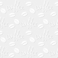 Doodle coffee seamless pattern background. Abstract coffee pattern for card, wallpaper, menu, t shirt, bag print etc