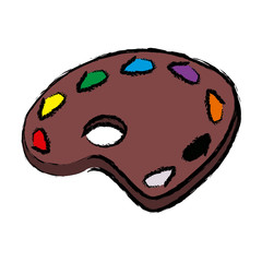 palette color artistic element supply school