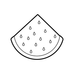 watermelon vector illustration