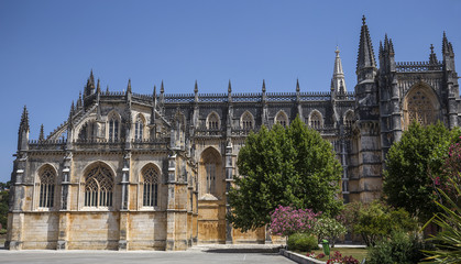 Batalha monastery, in Batahla, Portugal