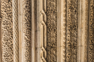 Batalha monastery, in Batahla, Portugal