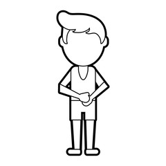 man vector illustration