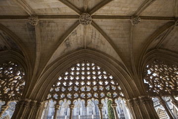 Batalha monastery, in Batahla, Portugal