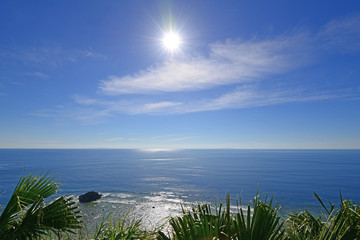 沖縄の美しい海と空