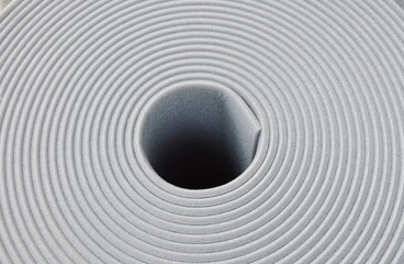 gray fiber insulation sheet keep by rolling 