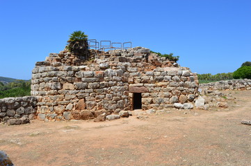 Complexe nuragique de Palmavera en Sardaigne