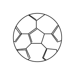 Fototapeta premium Soccer ball isolated