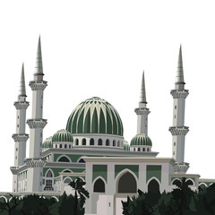Fototapeta na wymiar islamic mosque