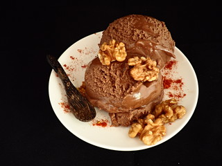 Fototapeta na wymiar helado chocolate