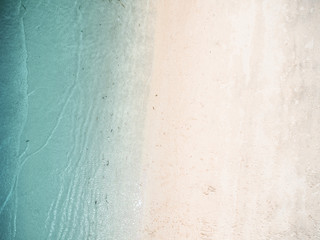 Aerial beach perspective.