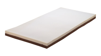 Sponge sheet and coconut fiber