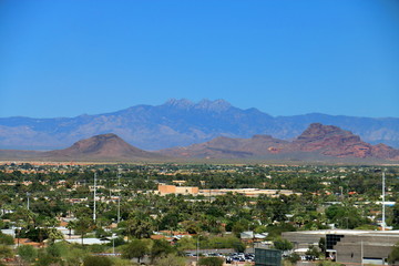 Four Peaks over Scottsdale, Arizona