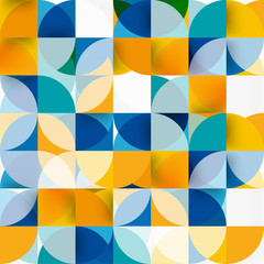 Modern geometrical abstract background circles
