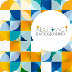 Obraz premium Modern geometrical abstract background circles