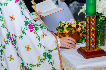 church crown on the altar