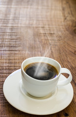 Hot coffee cup.