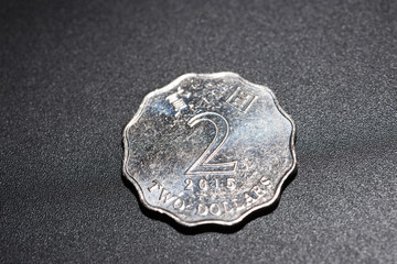 Fototapeta na wymiar Hong Kong currency coin