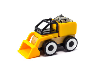 Wheel dozer toy.