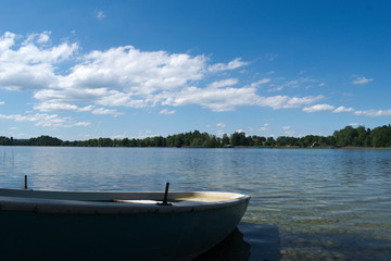 Fototapeta na wymiar View over Lake Staffelsee