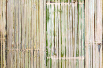 natural old bamboo wall texture and background