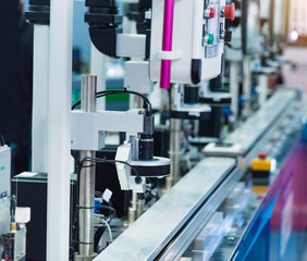 Robotic machine vision system in phone factory