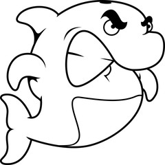 Angry Dolphin