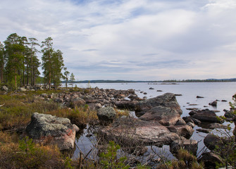 Fototapeta na wymiar Inari See - Finnland